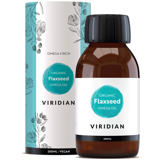Lífræn hörfræolía 200 ml.