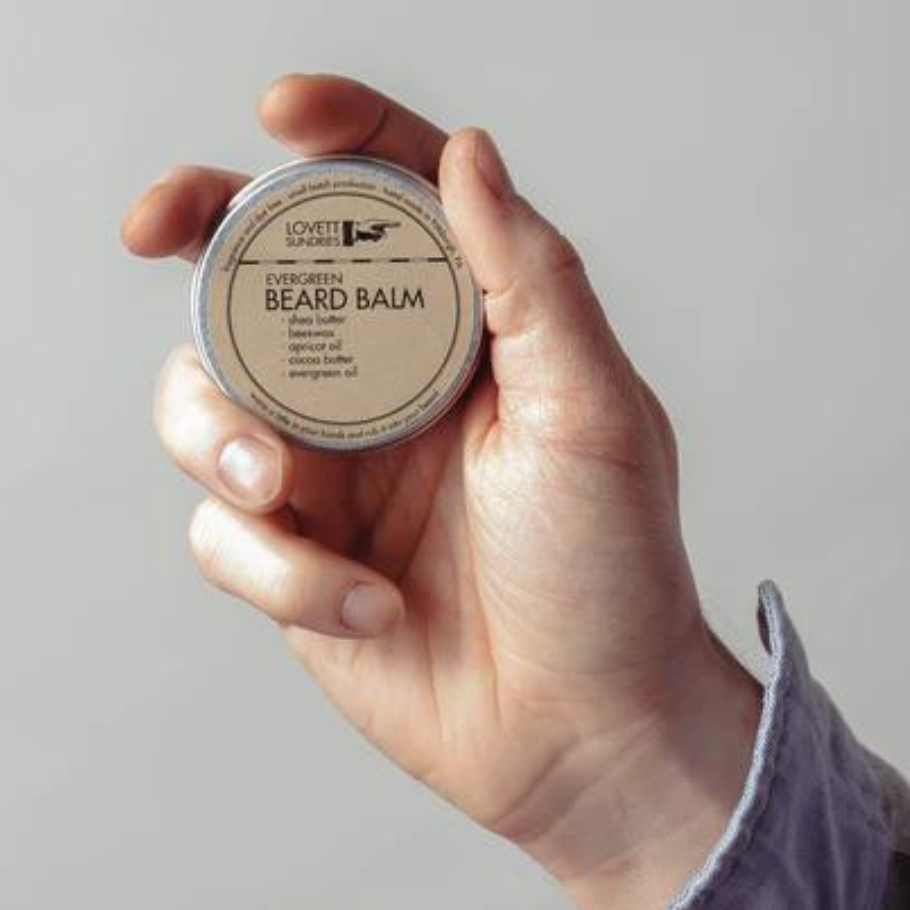 Skegg krem 50 gr. - Evergreen -. Lovett Sundries