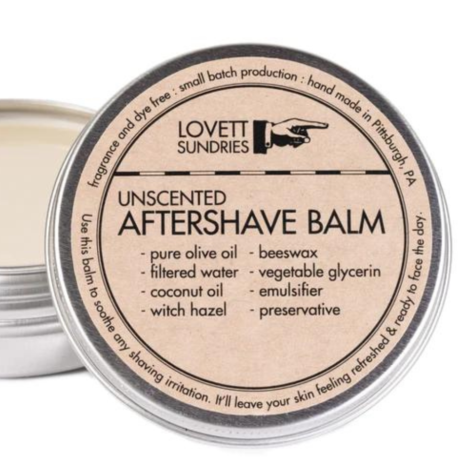 Aftershave krem - Án ilmefna - 50 gr. Lovett Sundries