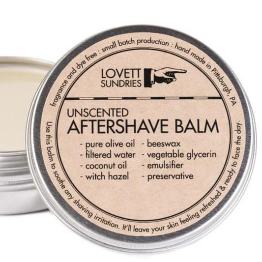Aftershave krem - Án ilmefna - 50 gr. Lovett Sundries