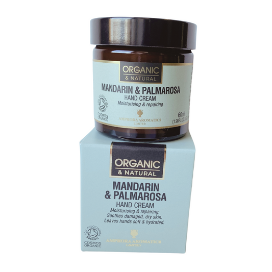 Handáburður með mandarínu og palmarosa ilmkjarnaolíum 60 ml.  Amphora Aromatics