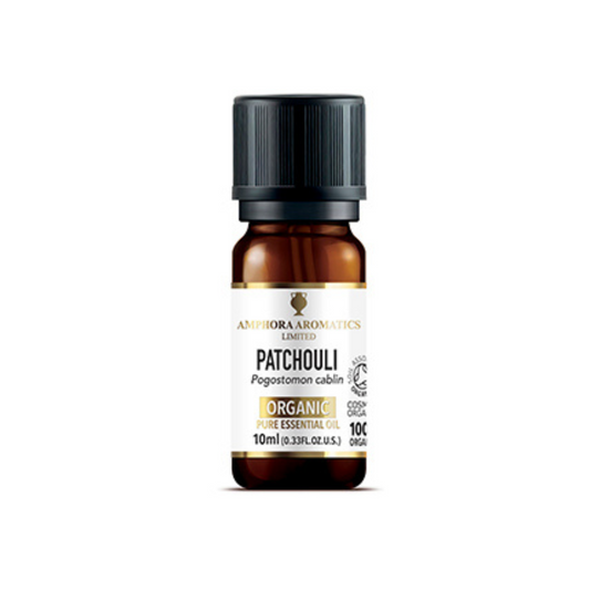 Patchouli ilmkjarnaolía lífræn, 10 ml.