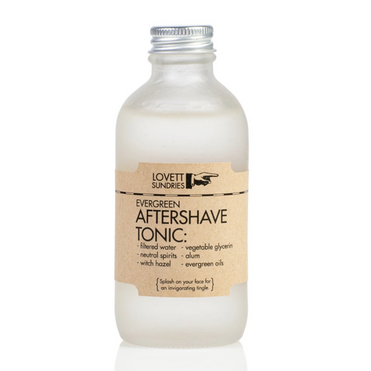 Aftershave tónik.  Án ilmefma. 115 ml. Lovett Sundries