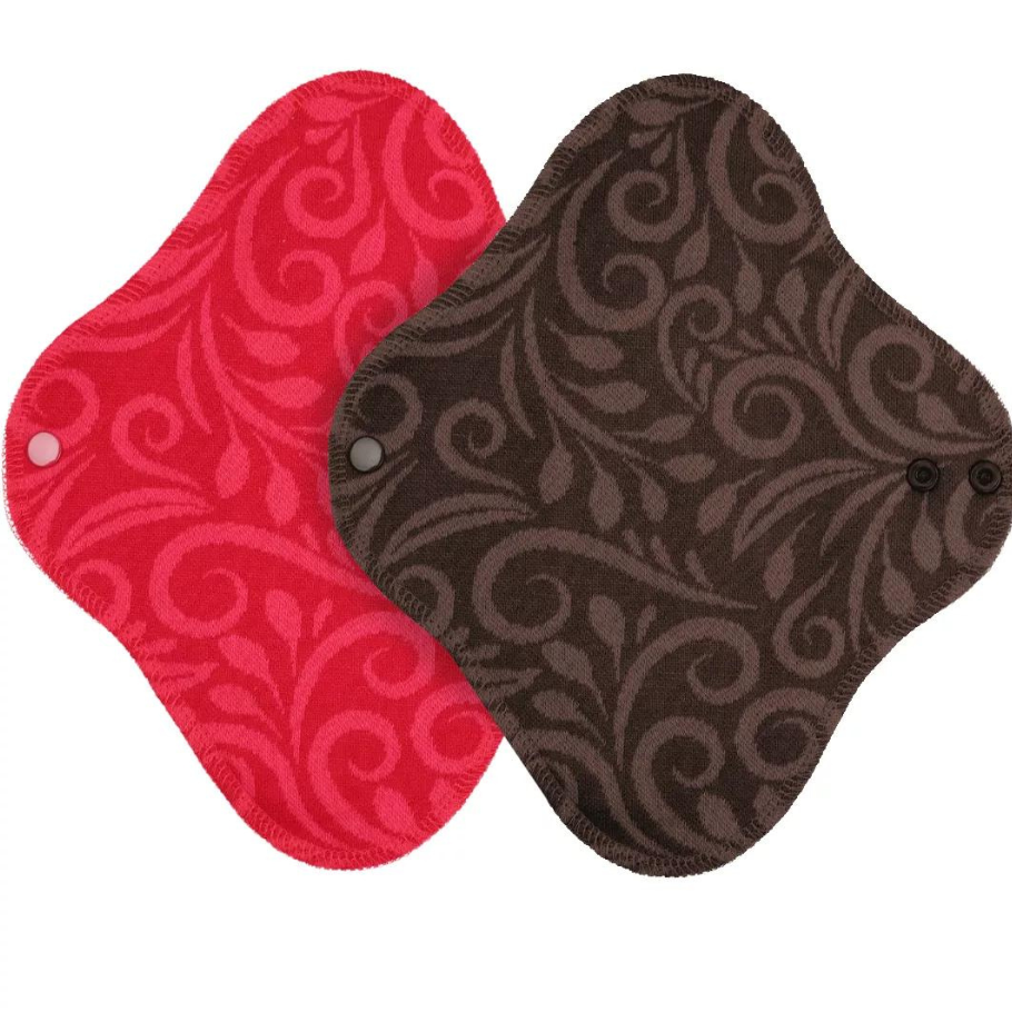 Dömubindi, miðstærð, brún epli