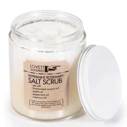 Saltskrúbbur - Piparm / rósmarín Lovett Sundries