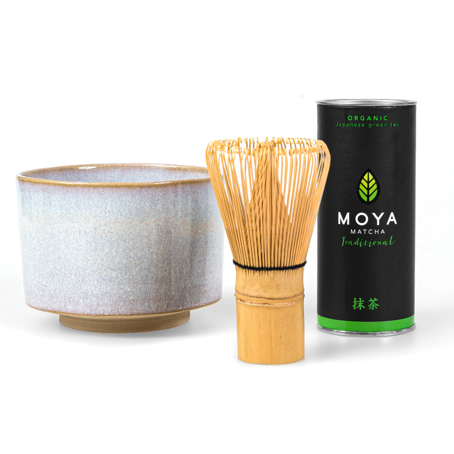 Moya Matcha gjafasett fyrir byrjendur 3 hlutir