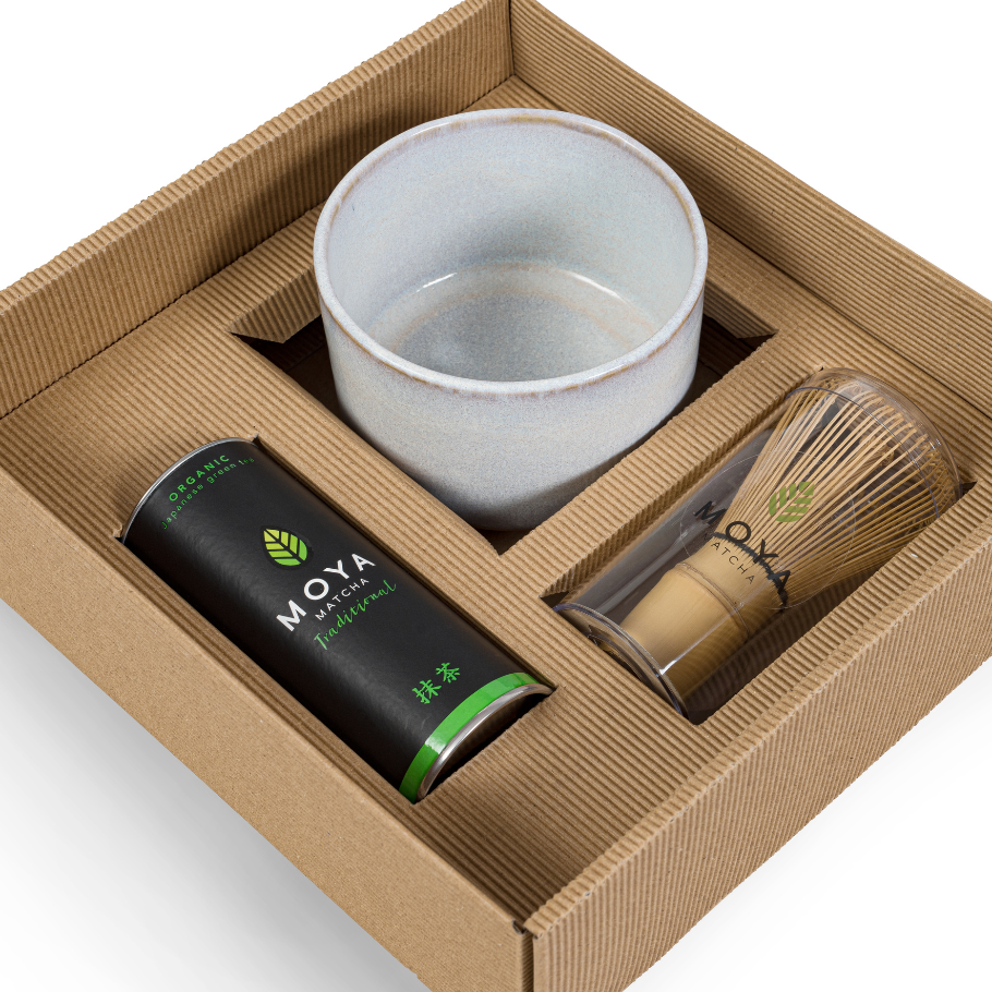 Moya Matcha gjafasett fyrir byrjendur 3 hlutir
