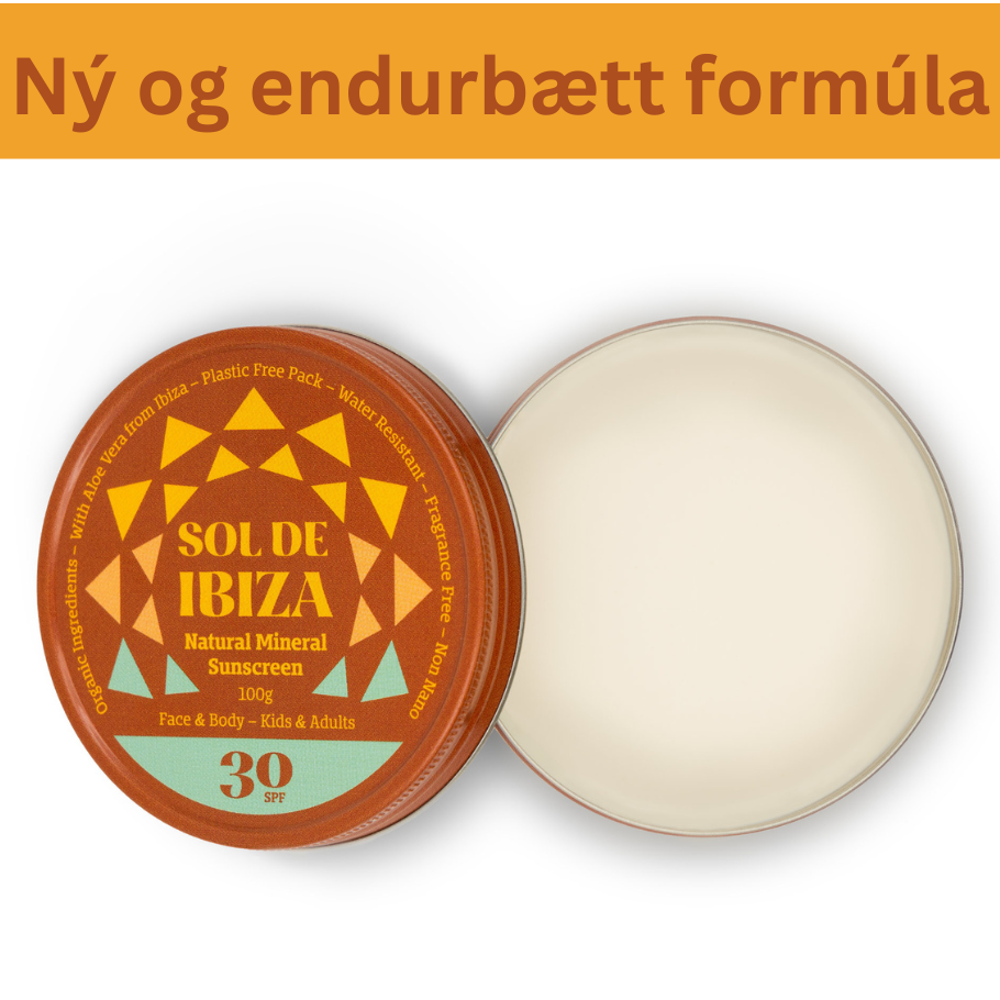 Sólarvörn SPF 30 í dós. 100 gr.
