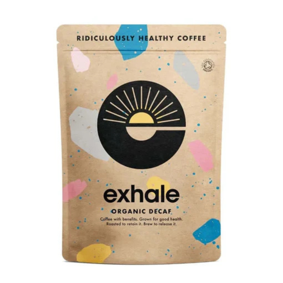 Kaffi, koffeinlaust malað, 450 gr - Exhale