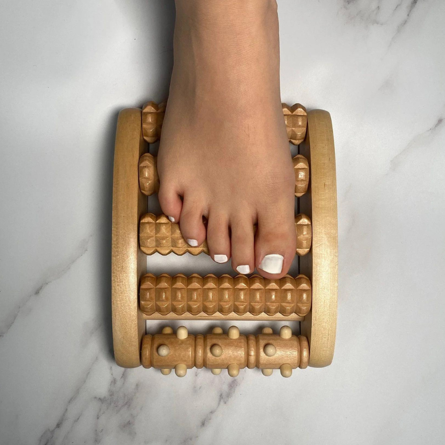Iljanuddtæki ,,Reflexology" kirsuberjaviður. EcoBath London