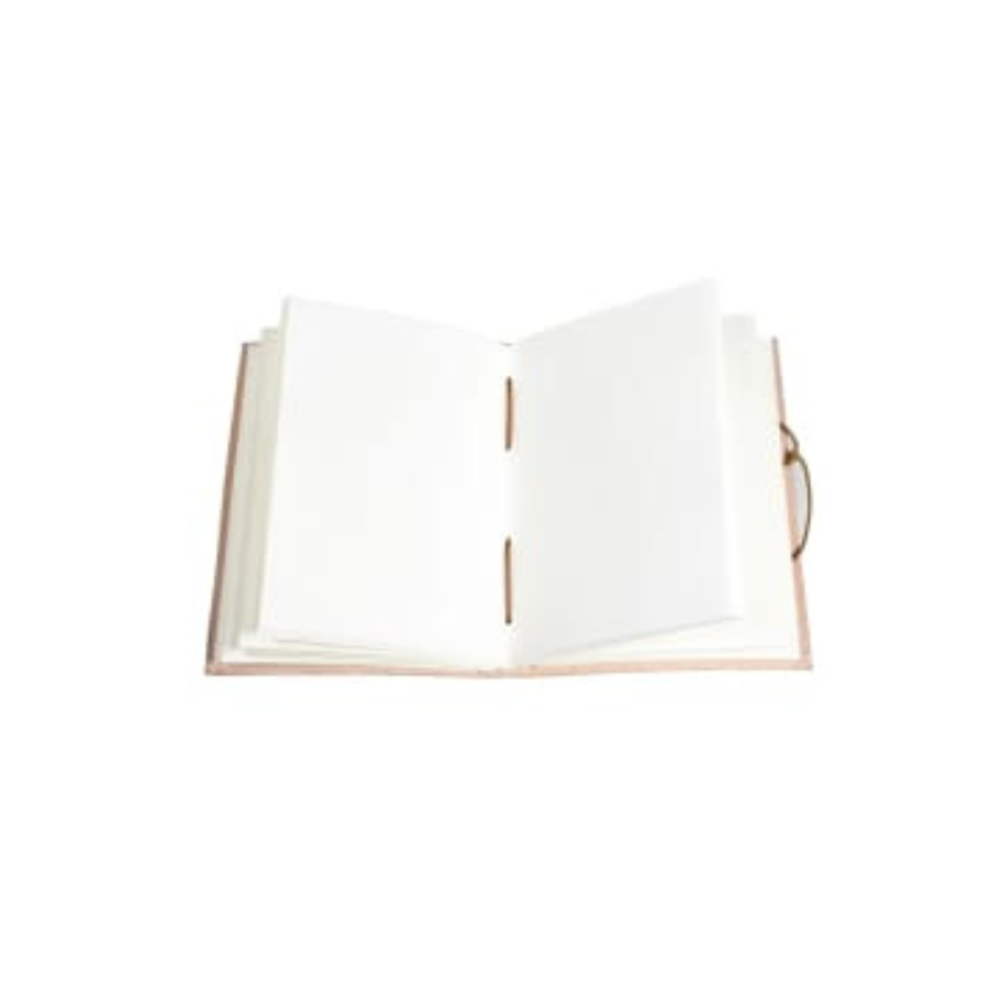 Skissubók, Ganesha - leðurkápa og endurunninn pappír