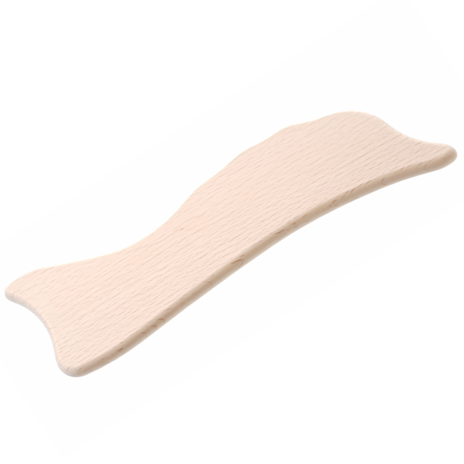Gua sha fyrir líkamann, olíuborið beyki