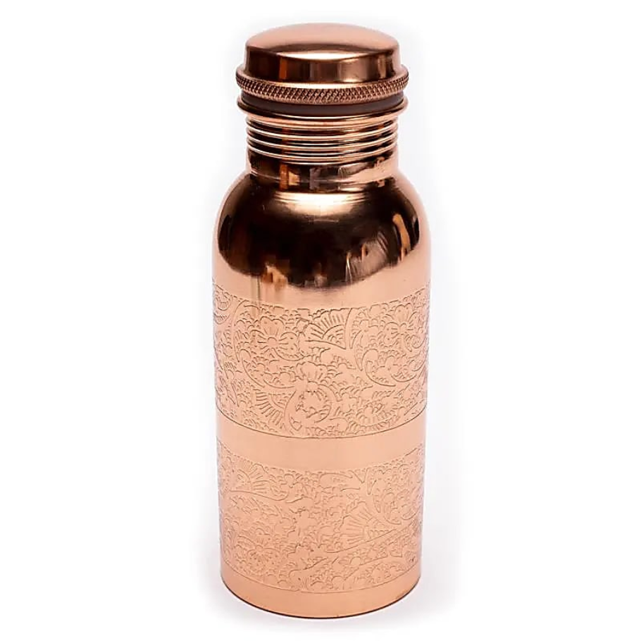 Koparflaska með blómamynstri, 500 ml