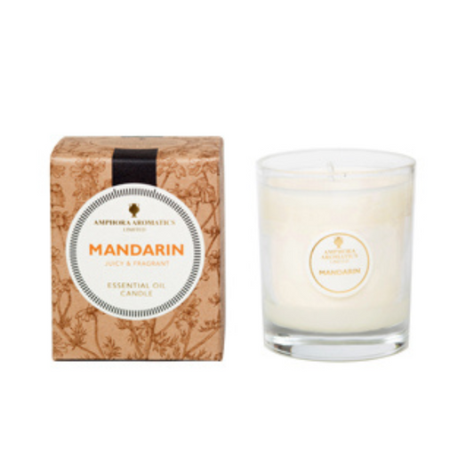 Mandarin ilmkerti í glerglasi, 20 klst. Amphora Aromatics