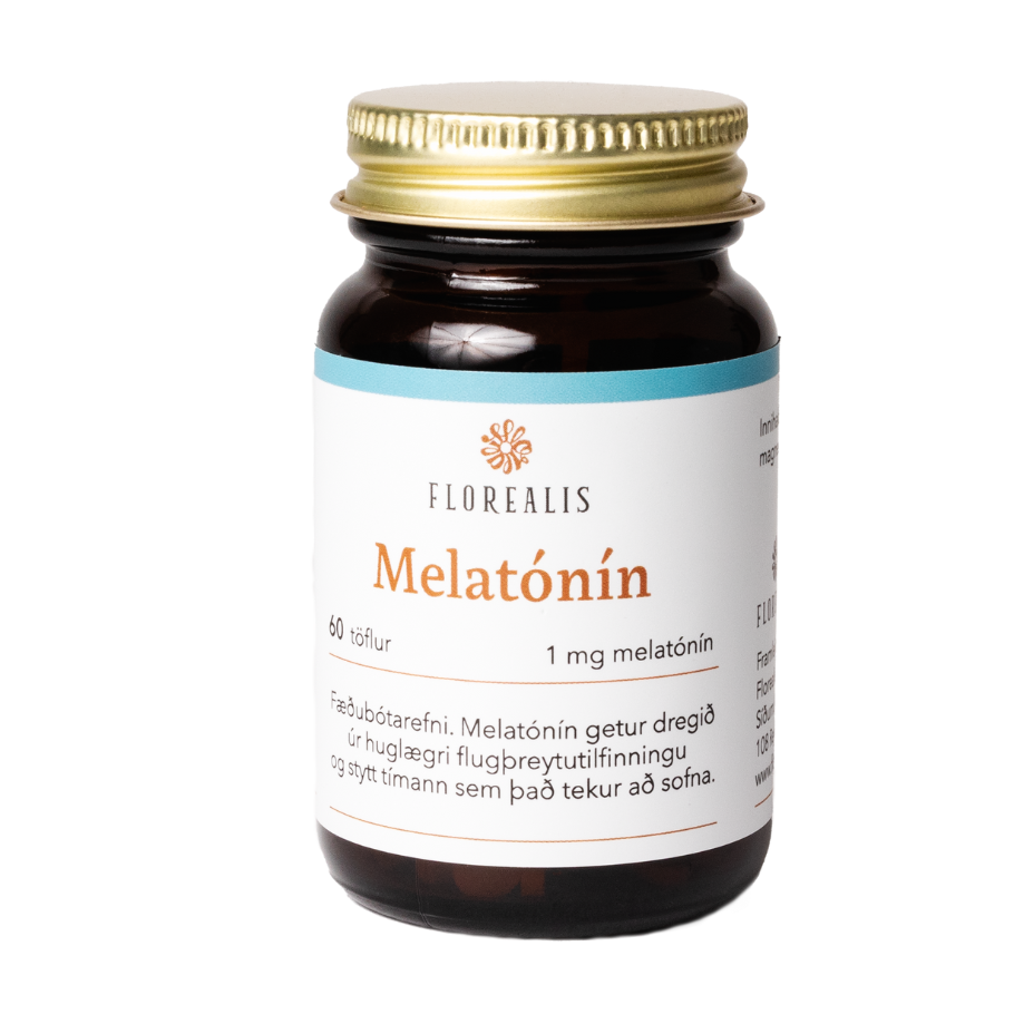 Melatónín 1 mg - 60 töflur