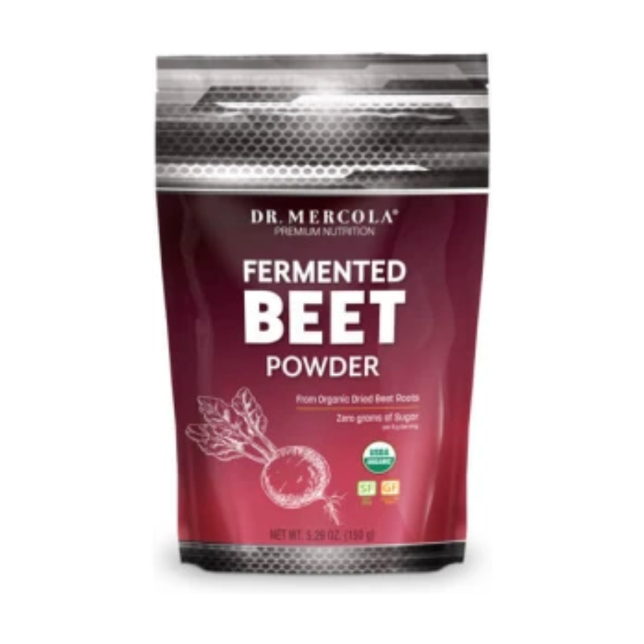 Rauðrófuduft gerjað, 150g. - Mercola