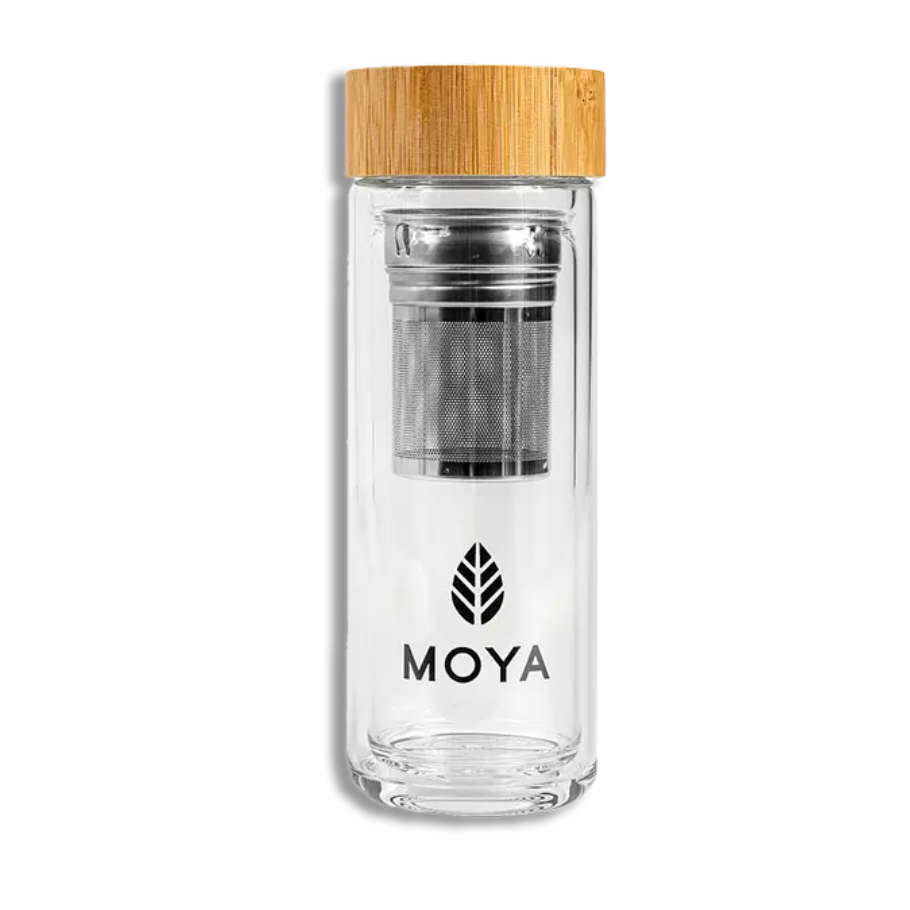 Moya tesíu flaska með bambusloki, 320 ml