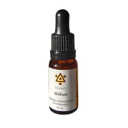 Slökun. Íslenskir Blómadropar Kristbjargar. Vitund 1. 10 ml.