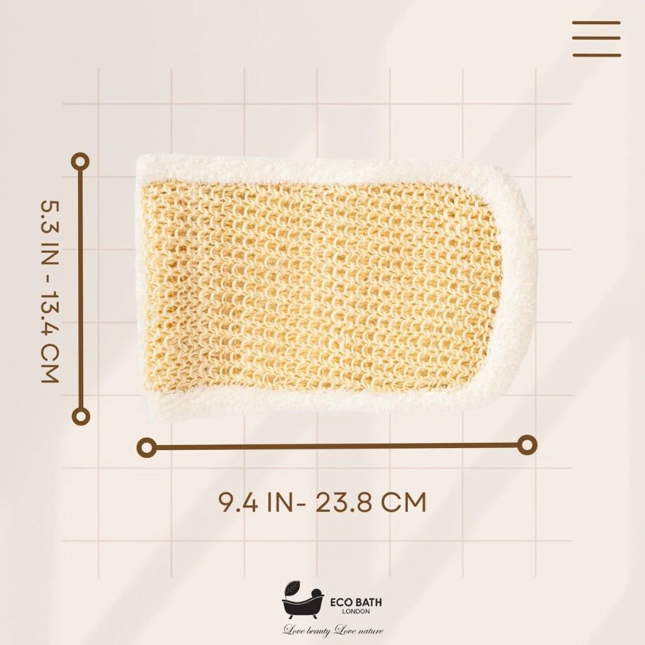 Baðvettlingur úr bambus og sisal trefjum - Eco Bath London