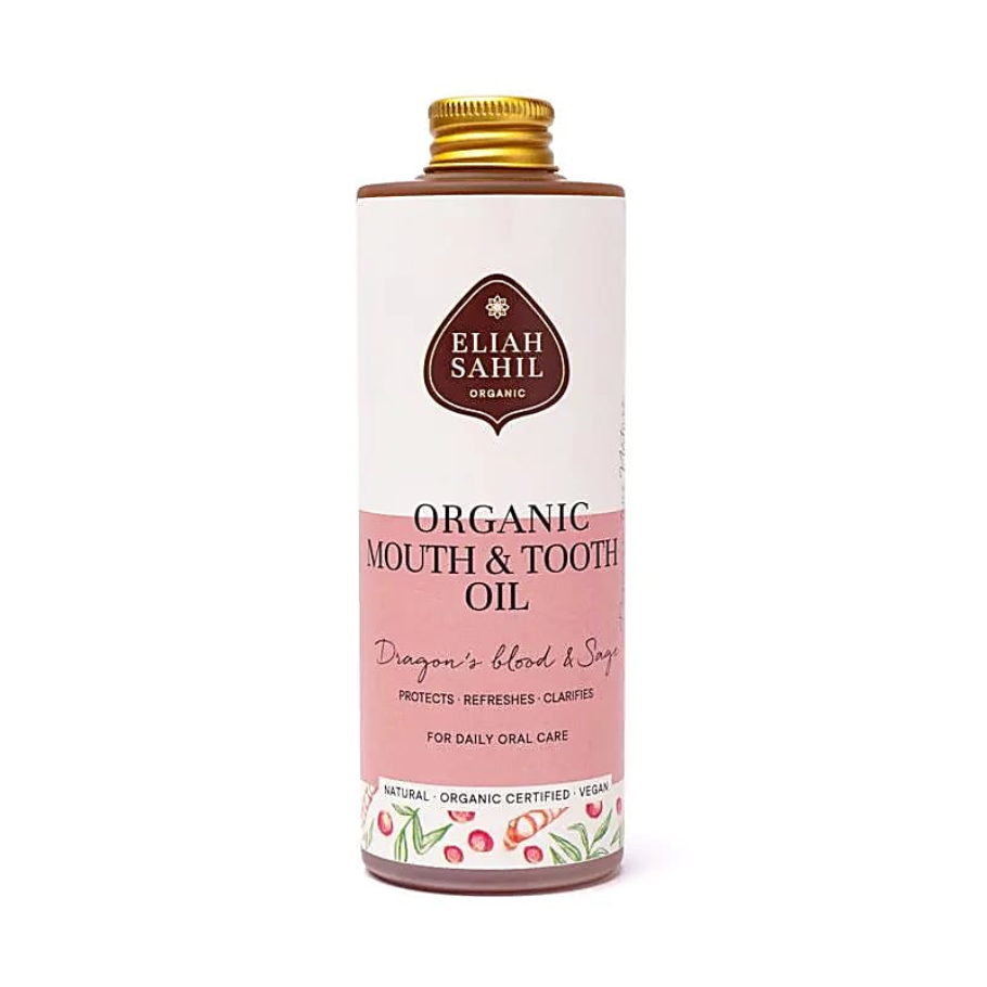 Munnolíuskol með dragon´s blood og salvíu, lífrænt - Eliah Sahil