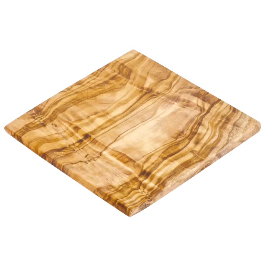 Glasamottur úr ólífuvið, 6 stk í pakka