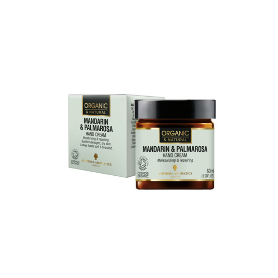 Handáburður með mandarínu og palmarosa ilmkjarnaolíum 60 ml. Amphora Aromatics