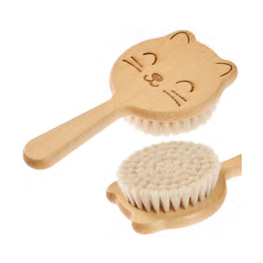 Barna hárbursti, beyki og geitahár, Köttur