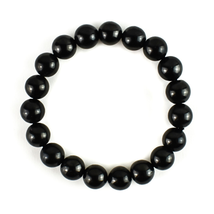 Shungite armband, 4mm perlur - Small