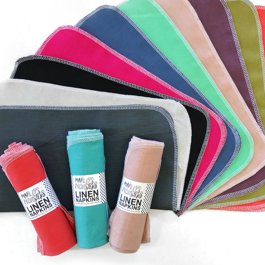 Tauserviettur, steingráar, 35x35 cm. 6 stk.