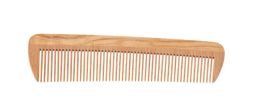 Hárgreiða, beyki og ólífuviður, 14 cm