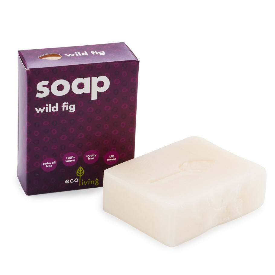 Handgerð handsápa m/fíkju. 100 gr. EcoLiving