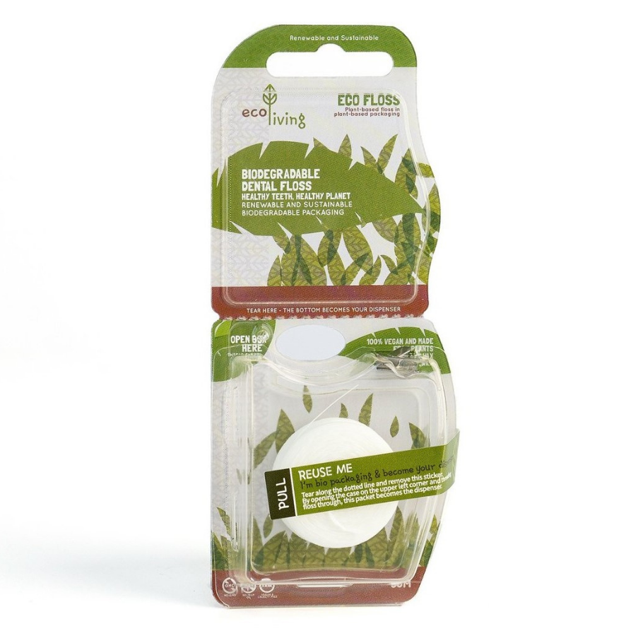 Tannþráður, Eco Floss, 50 mtr. Vegan.