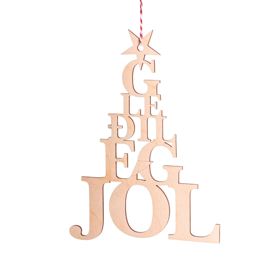 Gleðileg jól - jólakveðja úr við - órói