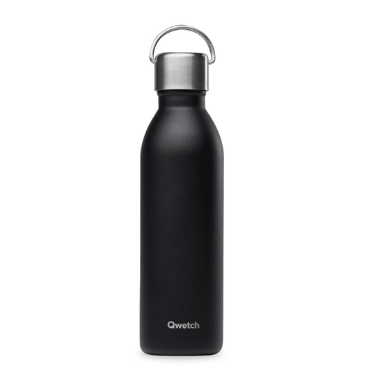 Active drykkjarflaska 600 ml. hömruð - svört