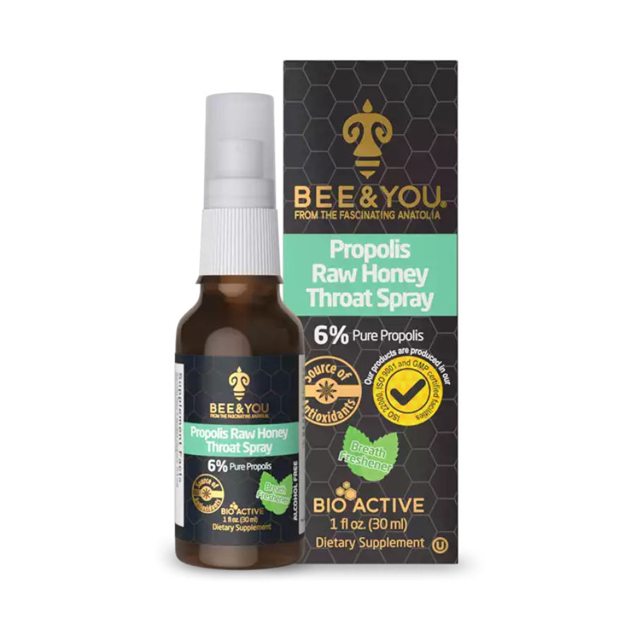 Propolis hálssprey. 6%. 30 ml. Bee & You