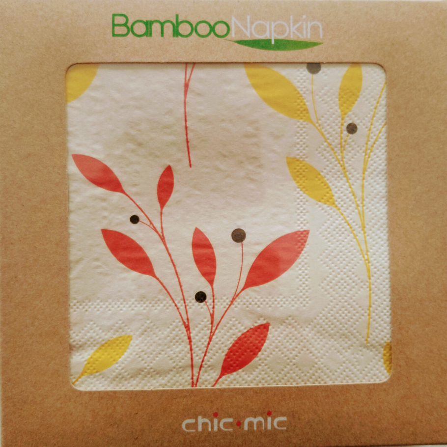Bambus servíettur 33x33 cm. - Minimal plöntur