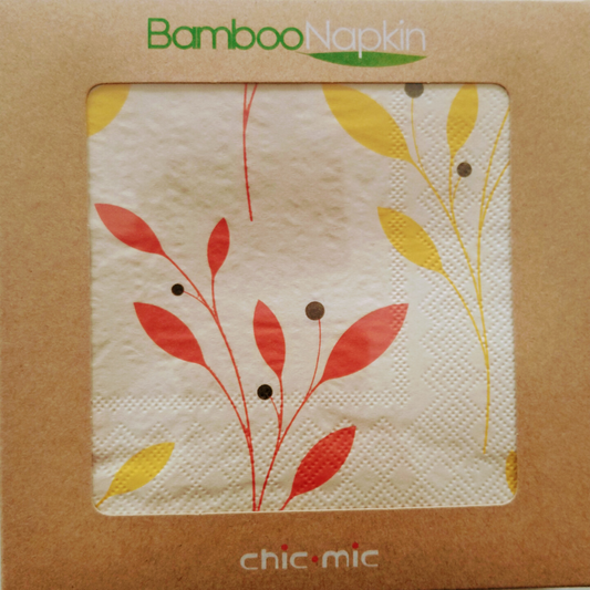 Bambus servíettur 33x33 cm. - Minimal plöntur