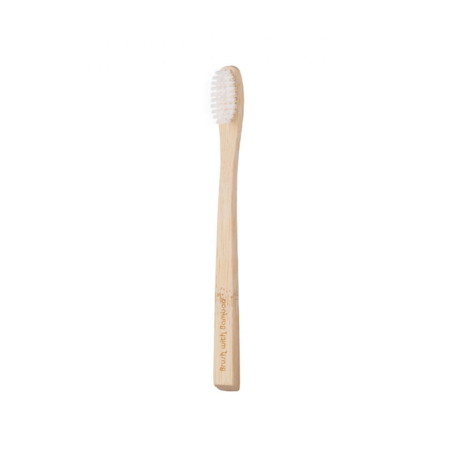 Brush with bamboo barna tannbursti. Xtra mjúkur