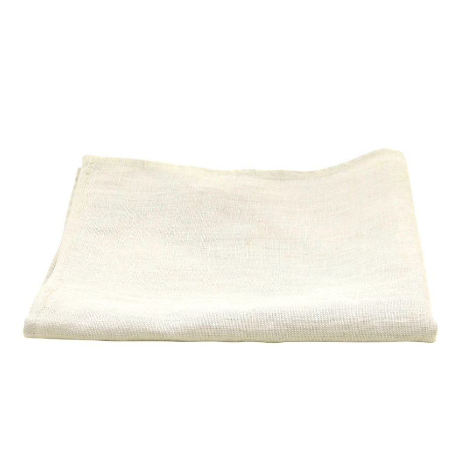 Tauservíetta úr hör 40x40 cm. Ljós natur