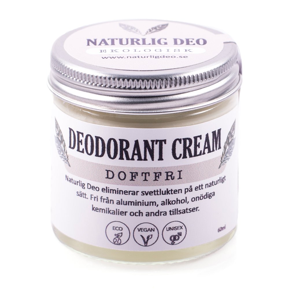 Lífrænn svitalyktareyðir lyktarlaus 60 ml. Naturlig Deo