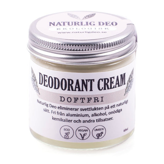 Lífrænn svitalyktareyðir lyktarlaus 60 ml. Naturlig Deo