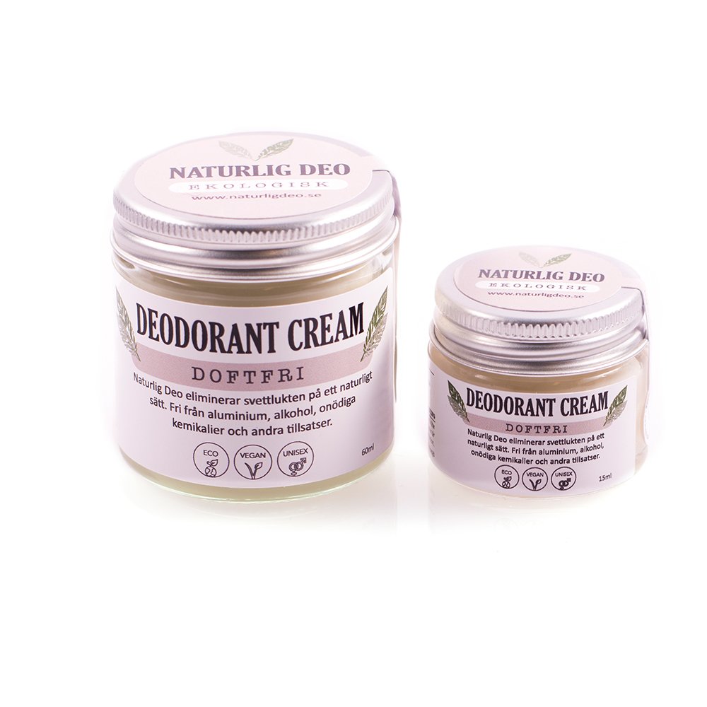 Lífrænn svitalyktareyðir lyktarlaus 60 ml. Naturlig Deo
