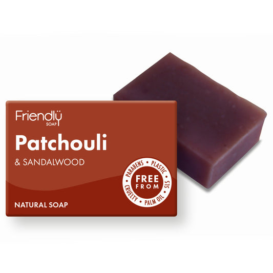 Patchouli og sandalviðar sápa