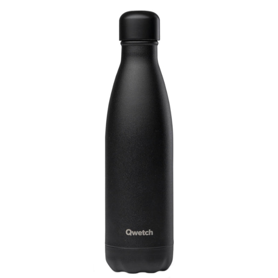 Drykkjarflaska 500 ml. Heilsvört - hömruð