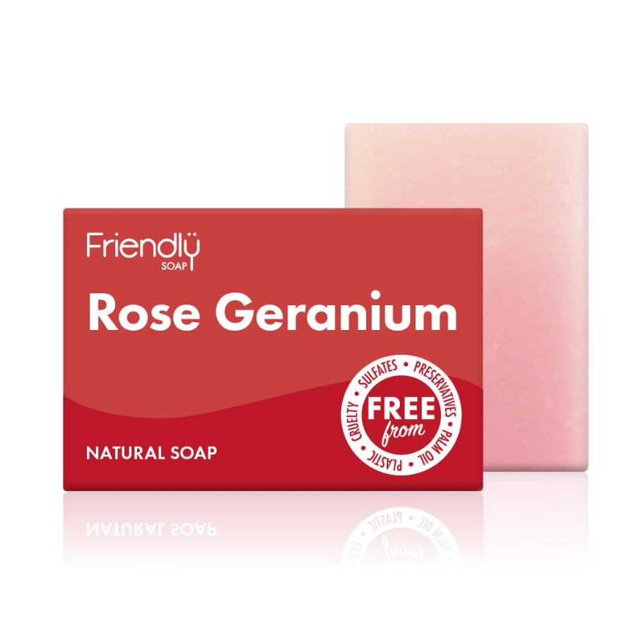 Rose geranium sápa