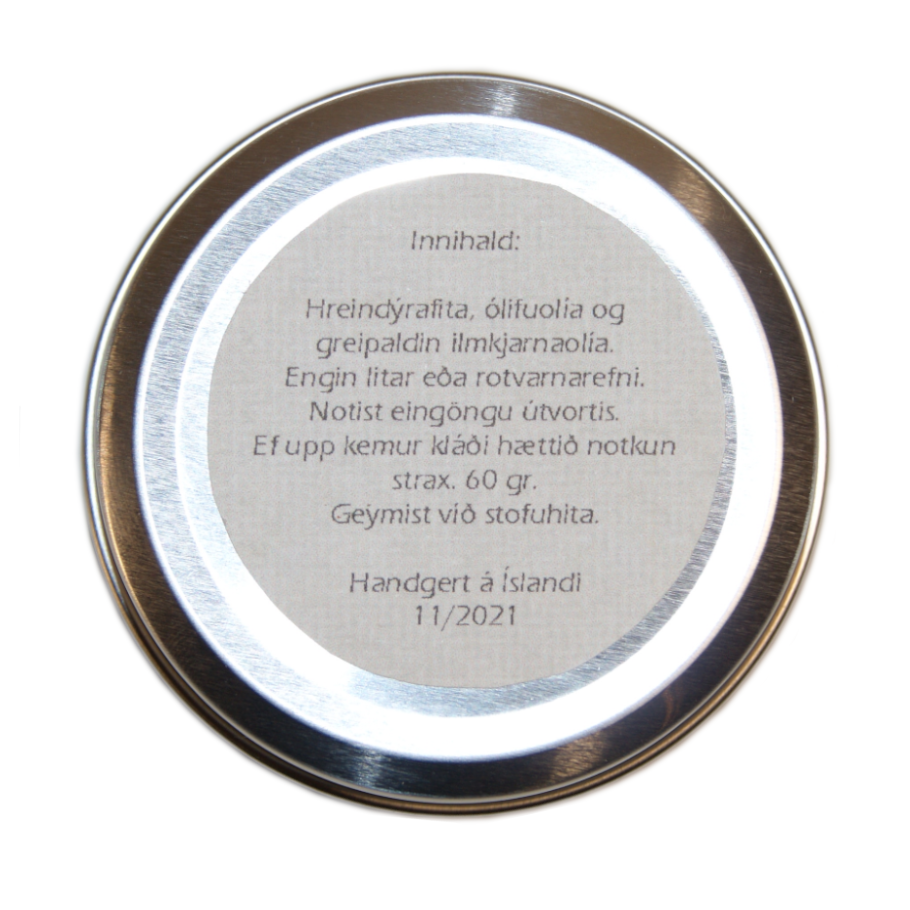 Hreindýra húðkrem - grape 60 gr.