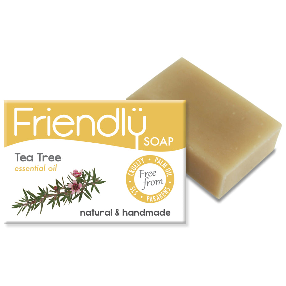 Te tré og turmerik sápa