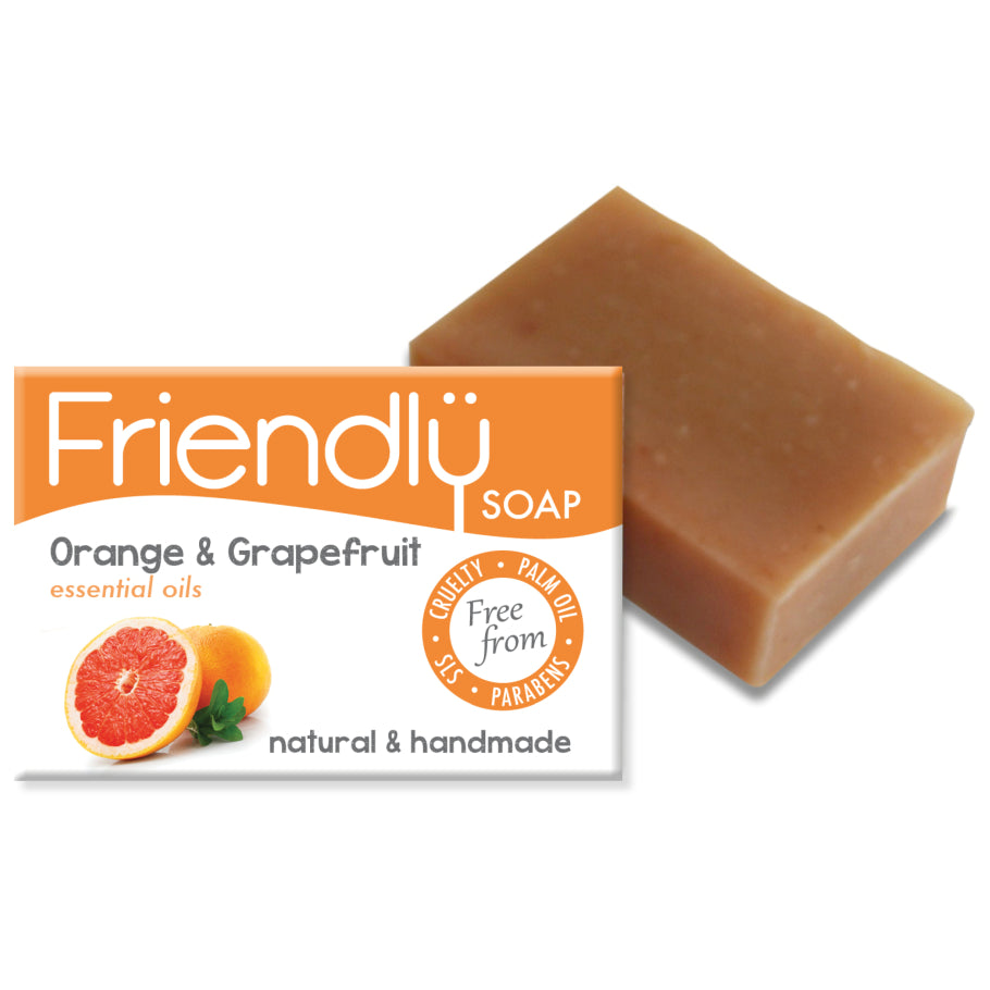 Appelsínu og greipaldin sápa