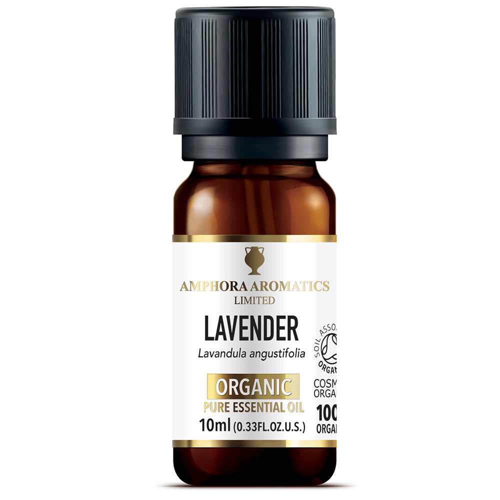 Lavender ilmkjarnaolía frá Frakklandi 10 ml. Lífræn  Amphora Aromatics