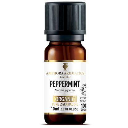 Piparmyntu ilmkjarnaolía 10 ml. Lífræn  Amphora Aromatics